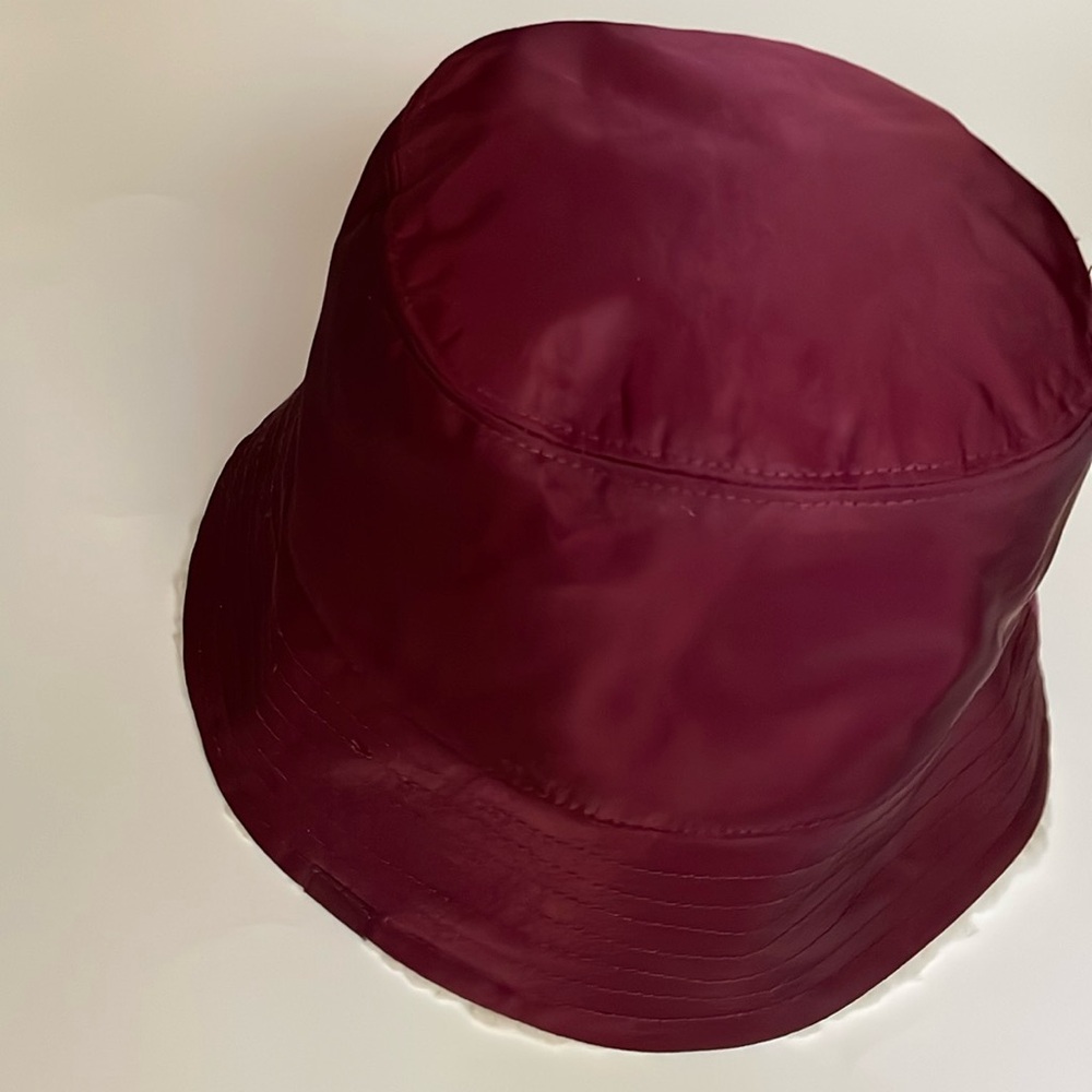 Pink bucket hat